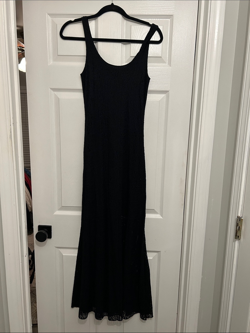a new day Black Sleeveless Maxi Dress 🤍
